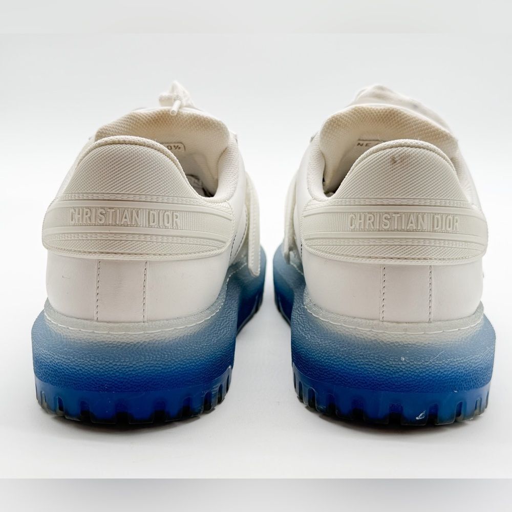 Christian Dior Dior-ID Clear Rubber Platform Sneakers White & Deep Blue EU 40.5 - Picture 3 of 14